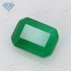 Huagang Gem Rectángulo Biselado Coche Plano Imitación Esmeralda Colombiana Esmeralda Corte Esmeralda Joyería de Piedras de Alta Imitación