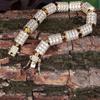 Pulsera Europea y Americana Transfronteriza de Circonio Pulsera de Bambú Estilo Retro Hip-Hop Joyería al Por Mayor