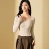Roupa íntima térmica aquecida de grafeno para outono e inverno para mulheres com bojos, modelador sem costura, para afinar, top de camada base quente