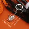 Colgante Llavero Forma de Araña Halloween Estilo Neutro Europeo y Americano, Adecuado para Uso Diario y Regalo para Hombres y Mujeres