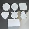 Imán Magnético para Refrigerador en Blanco para Transferencia de Calor Transfronteriza, Suministros para Sublimación DIY, Marcador de Libros, Imán Suave, Imán, Tablero de Mensajes Magnético