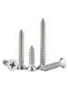 ST3.9-4.2 304 STainless STeel Cross Recessed Parafusos Auto-roscantes de cabeça escareada Parafusos de madeira de cabeça chata M4-m4.2