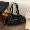 Moda Primavera 2026 Bolso Tote Simple Estilo Retro Bolso de Hombro para Mujer Tendencia Nicho Chic Bolso de Axila