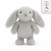 Pelúcia de Coelho Floral Coelho de Orelhas Caídas Fofo Boneca Companheiro Infantil Presente Boneca de Lançar para Casamento