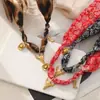 Collar Choker Bandana de Vaquero Occidental Colgante de Cráneo de Toro Vintage Botín Joyería para Cuello Bufanda para Mujeres