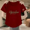 Nueva Camiseta de Manga Corta con Estampado en Relieve Estilo Nacional Chino, Tacto de Alta Gama, para Mujer, Nueva y Elegante, Top Pequeño, Verano 2024