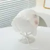 Chapéu de Bebê Primavera e Outono Fino Chapéu de Palácio para Bebê Menina Estilo Estrangeiro Touca de Princesa para Meses Pequenos Touca Respirável de Renda para Recém-nascido