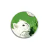 Broche de Metal de Gato y Caracol Estilo Pintura al Óleo, Insignia de Paisaje Floral Soñador, Accesorio de Nicho Curativo y Artístico