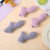 Accesorios de astas tridimensionales de algodón de peluche de dibujos animados hechos a mano, horquillas para el cabello, accesorios para sombreros, zapatos y bolsos, venta al por mayor