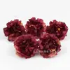 Conjunto requintado de 25 peças de cabeças de rosa bordô vintage simuladas, acessórios DIY para decoração de cena de casamento e hotel, flores artificiais