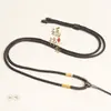 Corda para Pingente de Jade Atacado de Fabricante, Corda Enrolada Manualmente DIY com Fivela de Segurança de Jade Hetian, Corda de Colar Ajustável