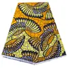 Tela de Estampado Africano Wax Lista para Enviar Poliéster de Doble Cara Tela con Estampado Geométrico Tela Africana Exportación