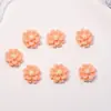 Decoraciones para Uñas con Flores Artificiales de Doble Capa Accesorios Pequeños de Resina Materiales DIY Hechos a Mano Pegamento en Crema Accesorios para Uñas Portátiles