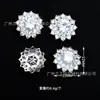Al por mayor Lujo Ligero Hebilla de Cristal de Circonita Resaltadora Hebilla Decorativa de Moda para Ropa Accesorios Decorativos para Joyería DIY Material Versátil