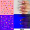 Calcomanías Luminosas para Uñas con Estampado Caliente Actividades Seguras para Niños Duraderas Brillantes Patrones de Dibujos Animados Decoración Diaria para Fiestas Transfronterizo
