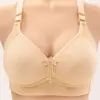 Novo Sutiã Plus Size Fino Sem Aro - Levanta os Lados Anti-queda Sutiã Suporte Superior para Meninas Cheinhas Sutiã Push-up