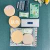 Puff Desechable para Novia Set de Herramientas de Maquillaje Esponja Toalla Facial Puff para Estudio Fotográfico Bolsa de Maquillaje Suministros de Belleza