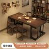 Mesa de Jantar, Combinação Comercial de Mesa e Cadeiras de Jantar, Mesa de Jantar Simples para Sala de Estar, Mesa Retangular Doméstica para Apartamento Pequeno de Aluguel