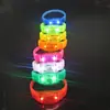 Pulsera luminosa LED vibración activada por voz pulsera fluorescente festival de música pulsera flash concierto pulsera luminosa ABS