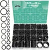 Kit de O-Rings com 1020 Peças Adequado para Reparo Automotivo/Torneira/Tubulação/Vedação de Ar ou Gás