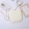 Bolsa de Palha Tecida de Verão Lisa, Bolsa Tecida Feita à Mão, Bolsa Criativa de Balde para Praia, Bolsa Transversal de Armazenamento para Viagem ao Ar Livre para Pais e Filhos