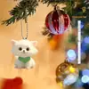 2026 Transfronterizo Nuevo Acrílico Plano Lindo Animal Colgante Colgante 2D