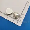 Coroa de Strass e Pérola Estilo Chanel Coração Flor de Cinco Pétalas Acessórios Plásticos DIY Presilha de Cabelo Capinha de Celular Fivela de Sapato Adesivo