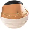 Corrente de Cintura com Pingente de Disco Pequeno Minimalista Europeu e Americano 2026 Moda Corrente Corporal Multicamadas Acessório de Cintura com Borla para Praia
