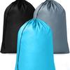 Bolsa de lavandería portátil Amazon Transfronteriza con bolsillo de cordón Bolsa de almacenamiento para el hogar y viajes Bolsa para ropa sucia