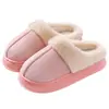 Pantuflas de algodón peludo de suela gruesa 2026 nuevas para mujer, pantuflas de pareja antideslizantes para interior de otoño e invierno, cálidas y acogedoras para uso en casa, también disponibles para hombre