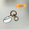 Anillo para ganado de 360 grados grande y pequeño giratorio en forma de 8 universal anillo giratorio hebilla de conexión cadena de hierro línea de producción anillo colgante