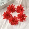 Flor de Dalía Simulada de 9 cm Flor DIY Cabeza de Flor Flor Falsa Flor de Seda Pasador de Flor Accesorios para Ropa Sombreros Accesorios de Disparo Pared de Flores