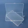 Caja de PP Transparente Rectangular para Piezas Caja de Almacenamiento de Herramientas Caja de Embalaje para Accesorios de Pesca Organizador de Tornillos para Pesca Caja de Plástico