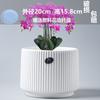 Maceta de cerámica de una pieza para el cabello, extragrande, ligera, de lujo, estilo Ins, de alta calidad, para el hogar, con flores carnosas de Phalaenopsis.