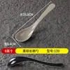 Louça Escandinava de Melamina Colher de Cabo Longo para Restaurantes, Colher de Plástico Imitando Porcelana para Sopa, Loja de Macarrão Panela Quente Picante com Colher Gancho para Uso Comercial