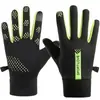 Luvas Quentes de Inverno para Esportes para Homens e Mulheres, Ciclismo com Forro de Lã, À Prova de Vento e Impermeáveis, Luvas Antiderrapantes com Tela Sensível ao Toque para Ciclismo e Direção para Casal