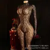 Talla Extra Lencería de Malla Transfronteriza Body de Pierna Abierta Sin Quitar Revelador de Pecho Apasionado Sexy Medias Coqueteo en la Cama Mujer