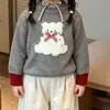 Suéter para Niños 2026 Otoño/Invierno Nuevo Estilo Niña Dibujos Animados Lindo Osito Tejido Ropa de Invierno para Bebé Top Versátil