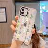 Popular en Europa y América Estilo Ins Flor Floral Manzana 17Pro Funda Transparente para Teléfono Móvil Iphone16Pm Carcasa Suave Cubierta Protectora