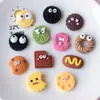 Galletas de expresión linda ham funda de teléfono móvil accesorios para el cabello agujero para vaso de agua zapatos material de resina DIY accesorios al por mayor