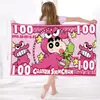 Toalla de Baño Suave Infantil Anime Crayon Shin-Chan Secado Rápido Absorbente de Agua Chal de Natación Deportiva Toalla Portátil Toalla de Playa Seaside