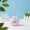 Pingente de Pelúcia Bun Moderno Fofo Chaveiro Criativo Boneca Decoração de Bolsa Pequeno Presente Atacado