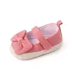 Zapatos de princesa con lazo para bebé de 0 a 1 año, zapatos suaves para gatear, zapatos de bebé, nuevos para primavera y otoño BL2251