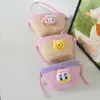 Bolsa colgante de almacenamiento de pared de dibujos animados para habitaciones de dormitorio, cesta tejida de algodón para colgar en la pared del dormitorio para guardar artículos varios detrás de la puerta