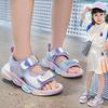 Sandalias Infantiles Nuevas Verano 2023 Cuadros Coloridas Niños Medianos y Grandes Moda Infantil Casual Zapatos de Playa para Niñas Zapatos Escolares para Niños
