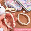 Pulsera Nueva y Linda con Tema de Cámara, Pulsera de Perlas, Juguete de Cuentas, Pegatinas Creativas para Ropa, Materiales para Diario