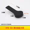 Accesorios para Grifo de Lavabo de Agua Fría y Caliente Núcleo de Válvula de 35 mm 40 mm Manija Manija Aleación de Zinc Manija de Interruptor Negra
