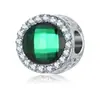 Pulseira de trevo de quatro folhas Panjia feminina verde Mori DIY cristal contas pulseira feminina joias fornecimento transfronteiriço