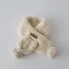 Bufanda para Bebé Invierno Cálida Felpa Bufanda para Bebé 2024 Nueva Engrosada Invierno Conjunto de Cuello para Niños y Niñas Moda
