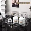 Caixa Organizadora de Gaveta Transparente à Prova de Poeira para Desktop, Armazenamento de Skincare, Caixa Organizadora de Acrílico para Batom, Máscara, Joias Cosméticas